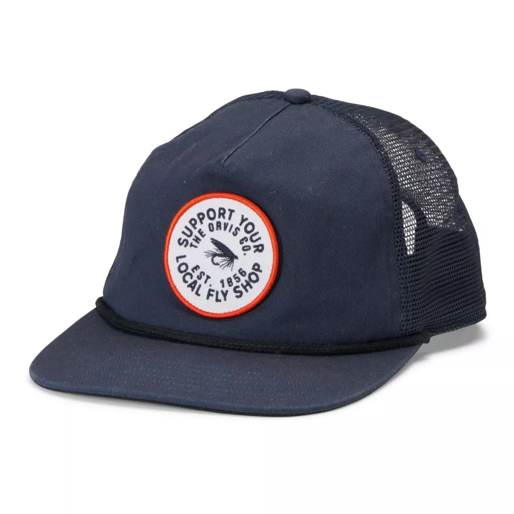 Fly Shop Rope Hat- True Navy